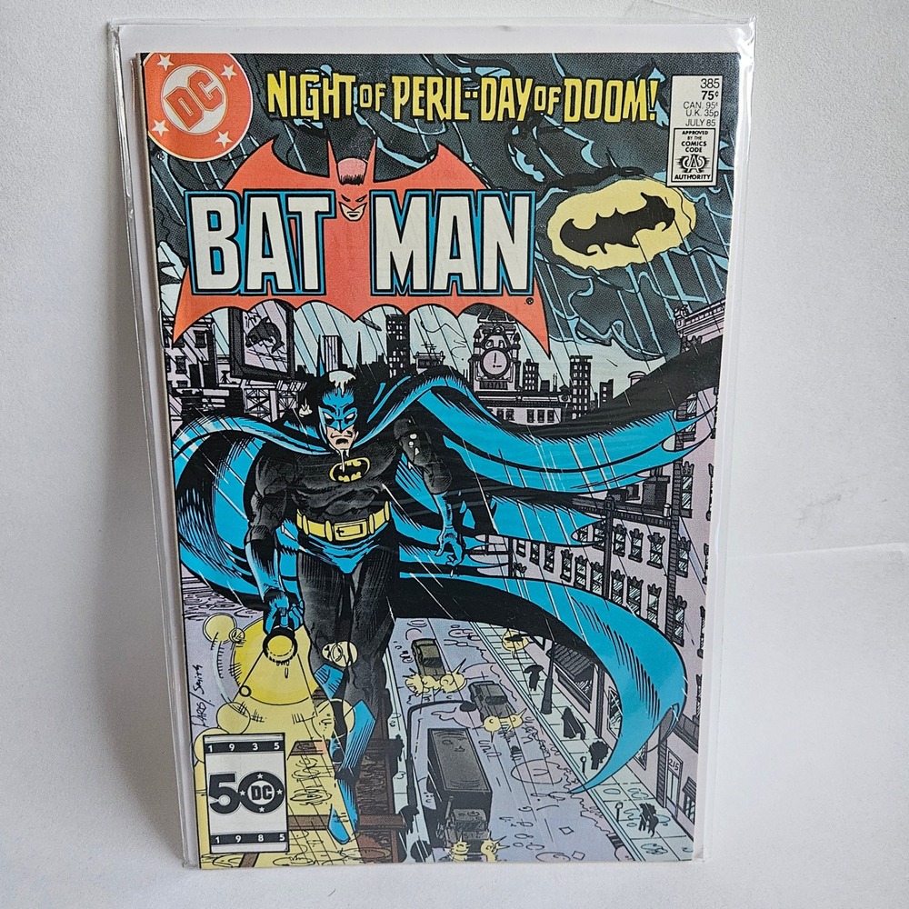 DC Comics Batman 385 Night of Peril Day of Doom July 1985 Barry Windsor-Smith